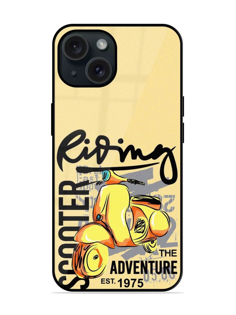 Adventure Riding Scooter Glossy Metal TPU Case