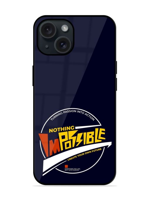 Impossible Nothing Modern Glossy Metal TPU Case Edge Zapvi