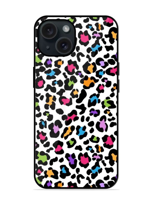 Seamless Leopard Pattern Glossy Metal TPU Case Edge Zapvi