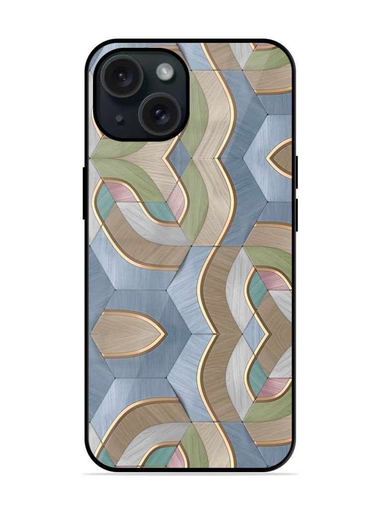 3D Illustration Seamless Glossy Metal TPU Case