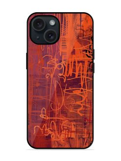 Abstract Background Art Glossy Metal TPU Case