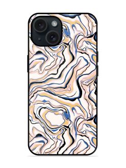 Seamless Liquid Marble Glossy Metal TPU Case