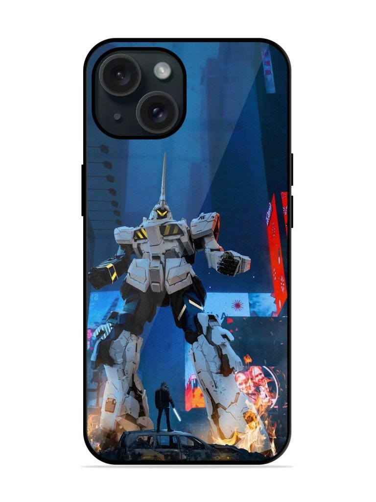 Anime Robot Glossy Metal TPU Case