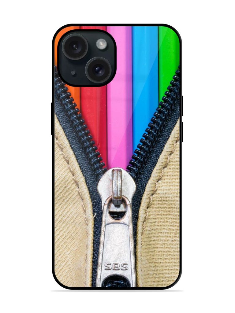 Zip In Color Glossy Metal TPU Case