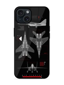 Air Fighter Glossy Metal TPU Case