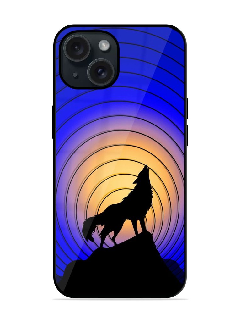 Wolf Glossy Metal TPU Case