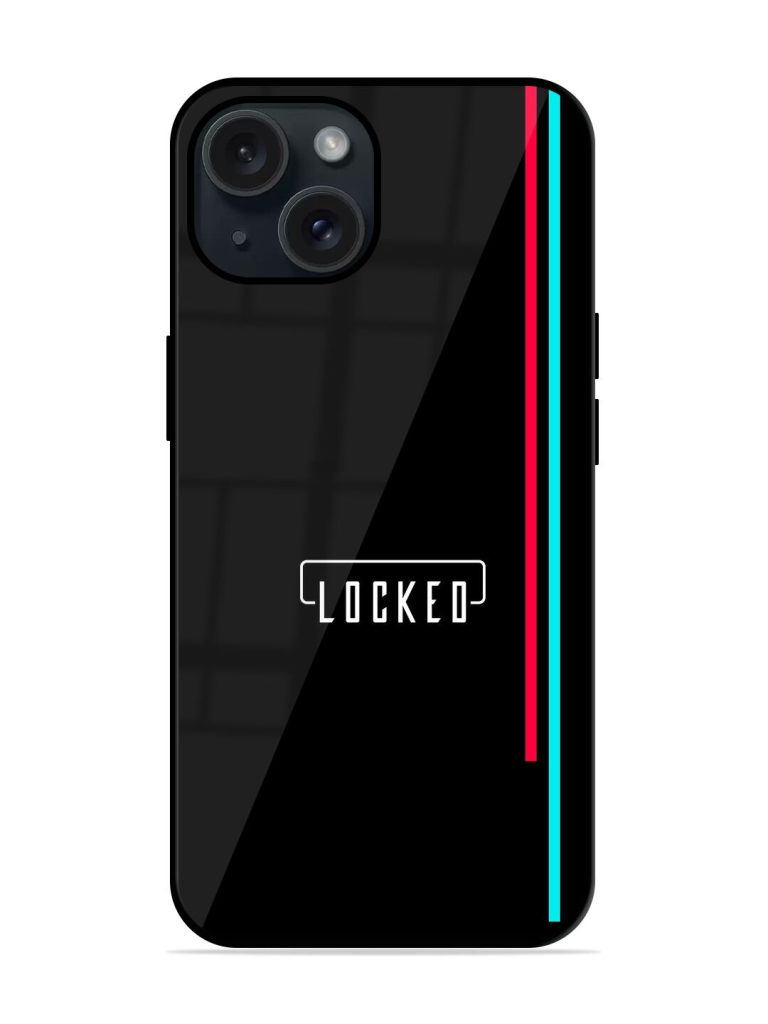 Locked Glossy Metal TPU Case