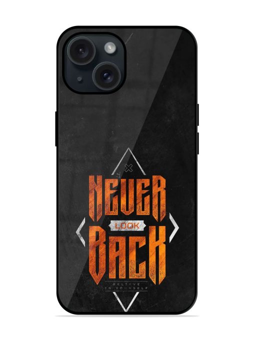 Never Look Back Glossy Metal TPU Case Edge Zapvi