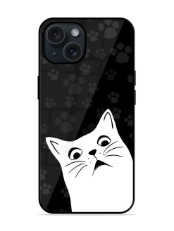 Aww Cat Glossy Metal TPU Case