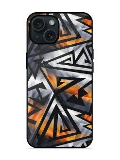 Abstract Metal Effect Glossy Metal TPU Case
