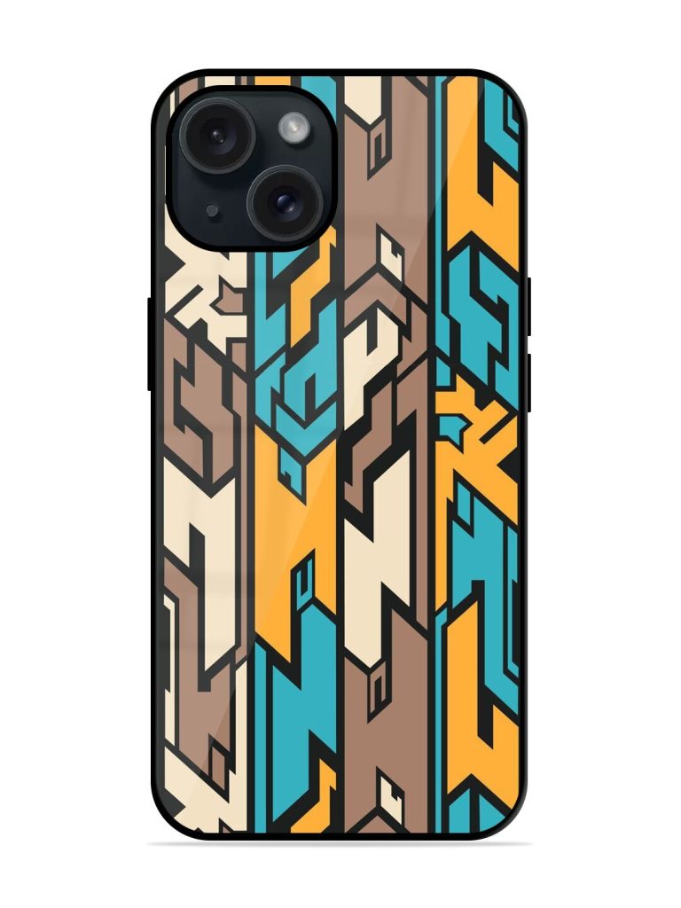 Alien Seamless Pattern Glossy Metal TPU Case