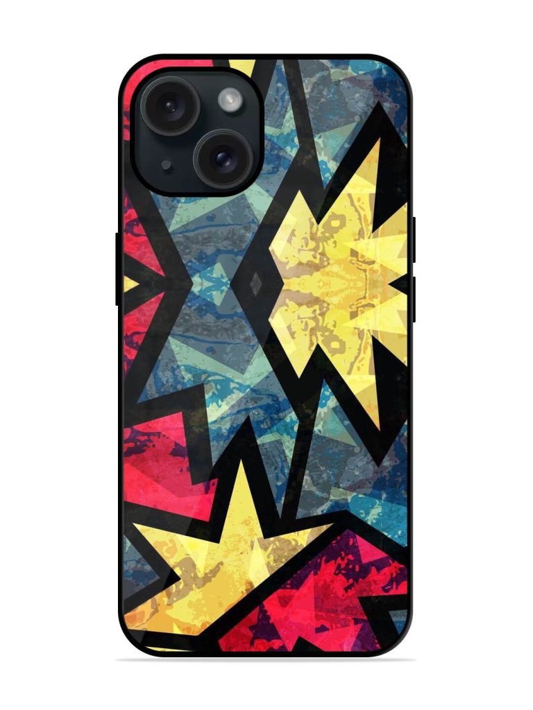Vintage Geometric Seamless Glossy Metal TPU Case