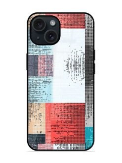 Abstract Geometric Seamless Glossy Metal TPU Case