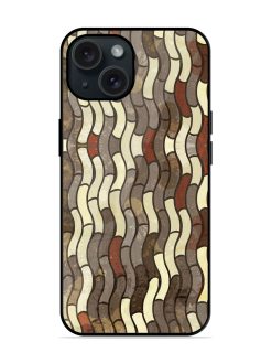 Abstract Grunge Seamless Glossy Metal TPU Case
