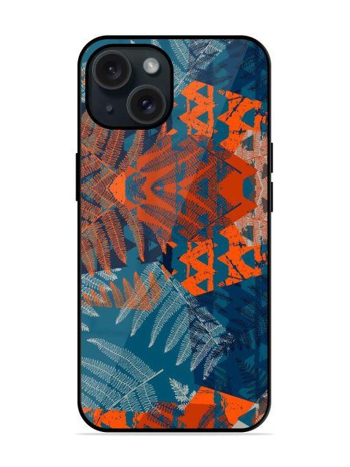 Abstract Jungle Print Glossy Metal TPU Case Edge Zapvi