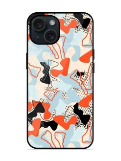 Abstract Seamless Backdrop Glossy Metal TPU Case