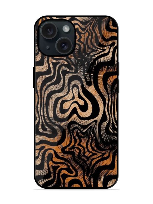 Abstract Zebra Animal Glossy Metal TPU Case Edge Zapvi