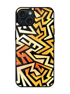 Ancient Maze Seamless Glossy Metal TPU Case