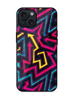 Arrows Seamless Pattern Glossy Metal TPU Case