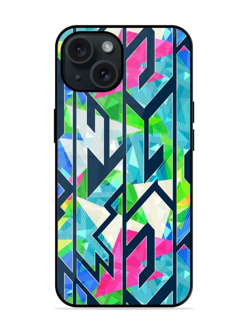 Bright Geometric Seamless Glossy Metal TPU Case Edge Zapvi