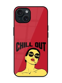 Chill Out Vector Glossy Metal TPU Case