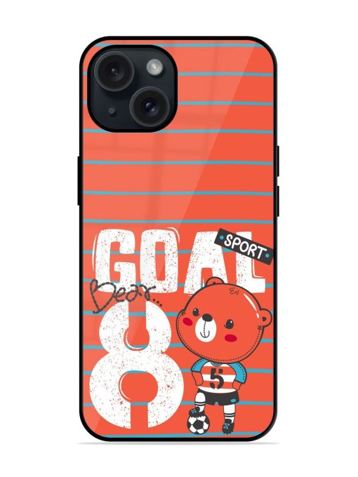 Cute Teddy Bear Glossy Metal TPU Case Edge Zapvi