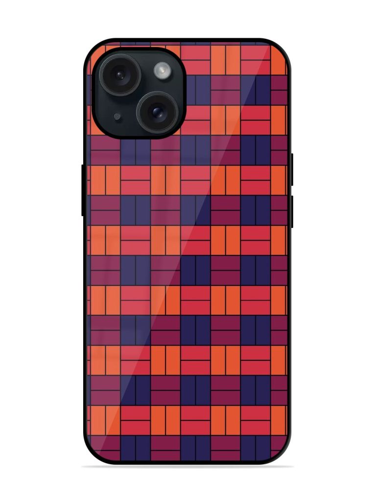 Seamless Pattern Parquet Glossy Metal TPU Case