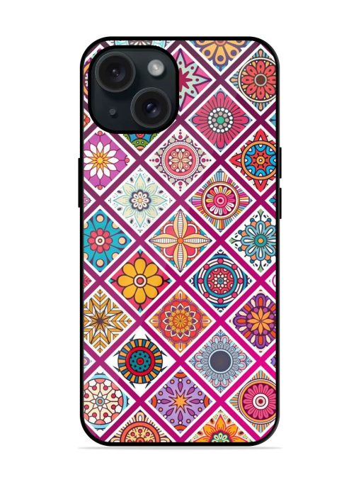 Seamless Tile Pattern Glossy Metal TPU Case Edge Zapvi