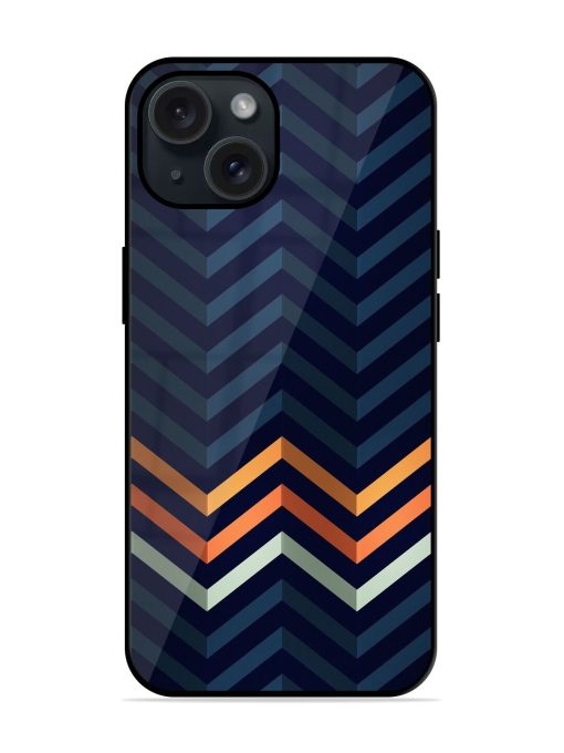 Striped Zigzagging Glossy Metal TPU Case Edge Zapvi