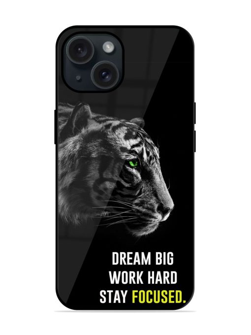 Dream Big Work Hard Glossy Metal TPU Case Edge Zapvi