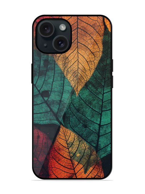 Leaves Artwork Glossy Metal TPU Case Edge Zapvi