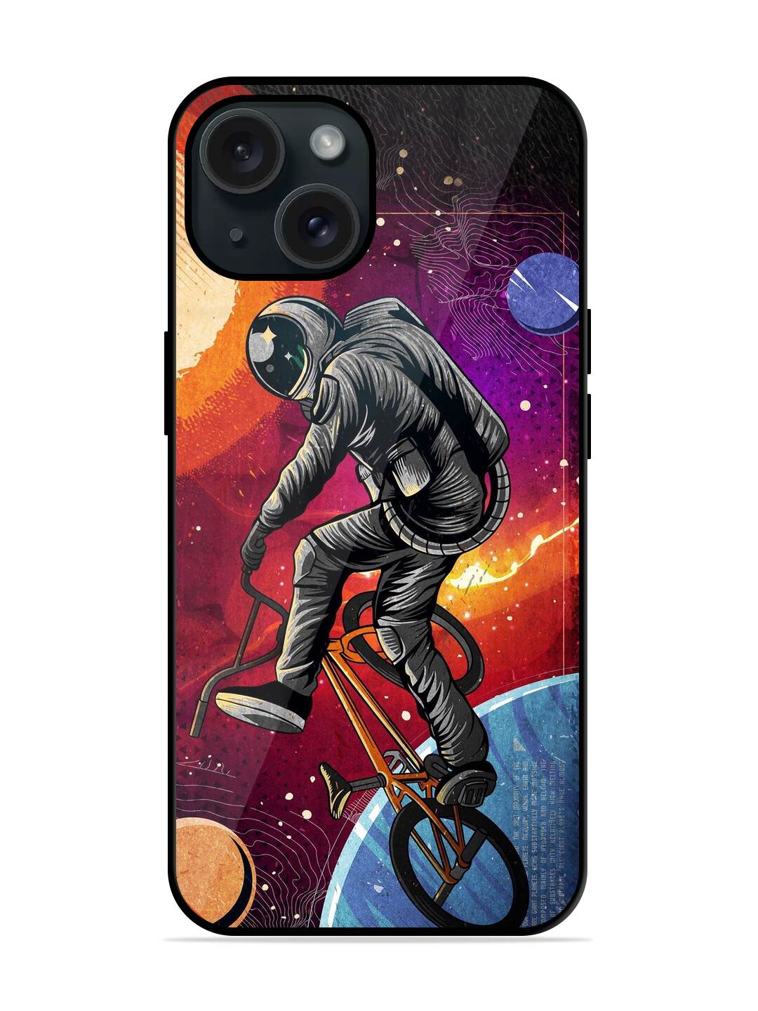 Super Eclipse Bmx Bike Glossy Metal TPU Case - Image 1