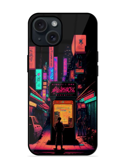 Retro Vibe Of Tokyo Glossy Metal TPU Case Edge Zapvi