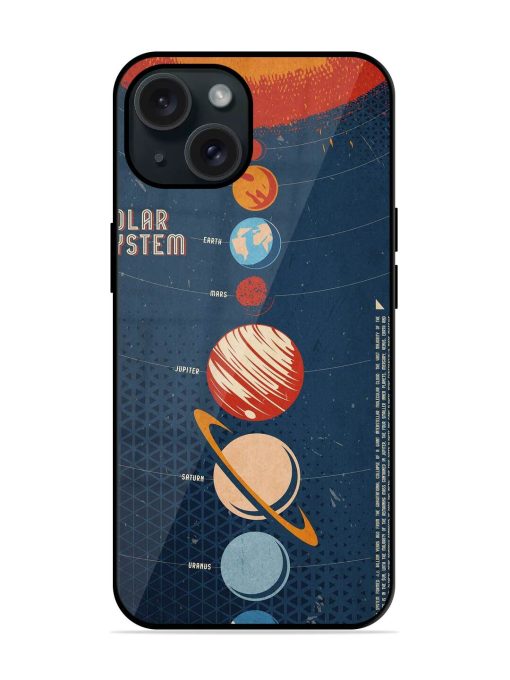 Solar System Vector Glossy Metal TPU Case Edge Zapvi