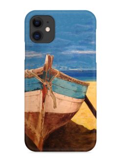 Canvas Painting Snap Case for Apple Iphone 11