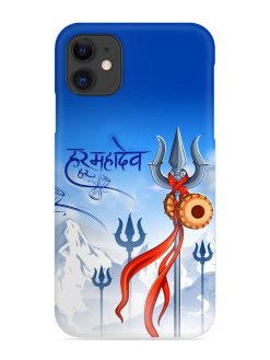 Har Har Mahadev Trishul Snap Case for Apple Iphone 11