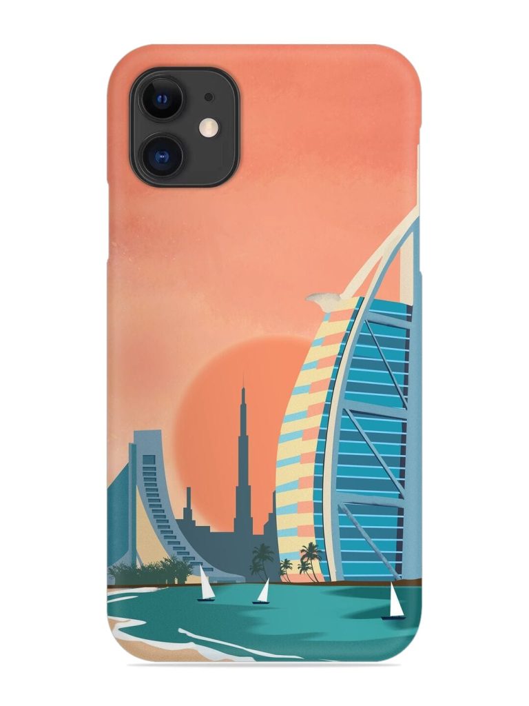 Dubai Architectural Scenery Snap Case for Apple Iphone 11