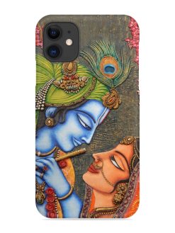 Lord Radha Krishna Flute Art Snap Case for Apple Iphone 11