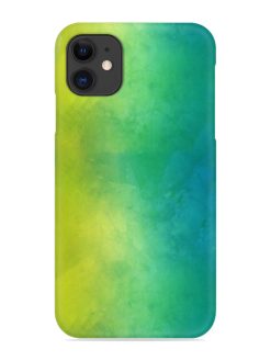 Yellow Green Gradient Snap Case for Apple Iphone 11