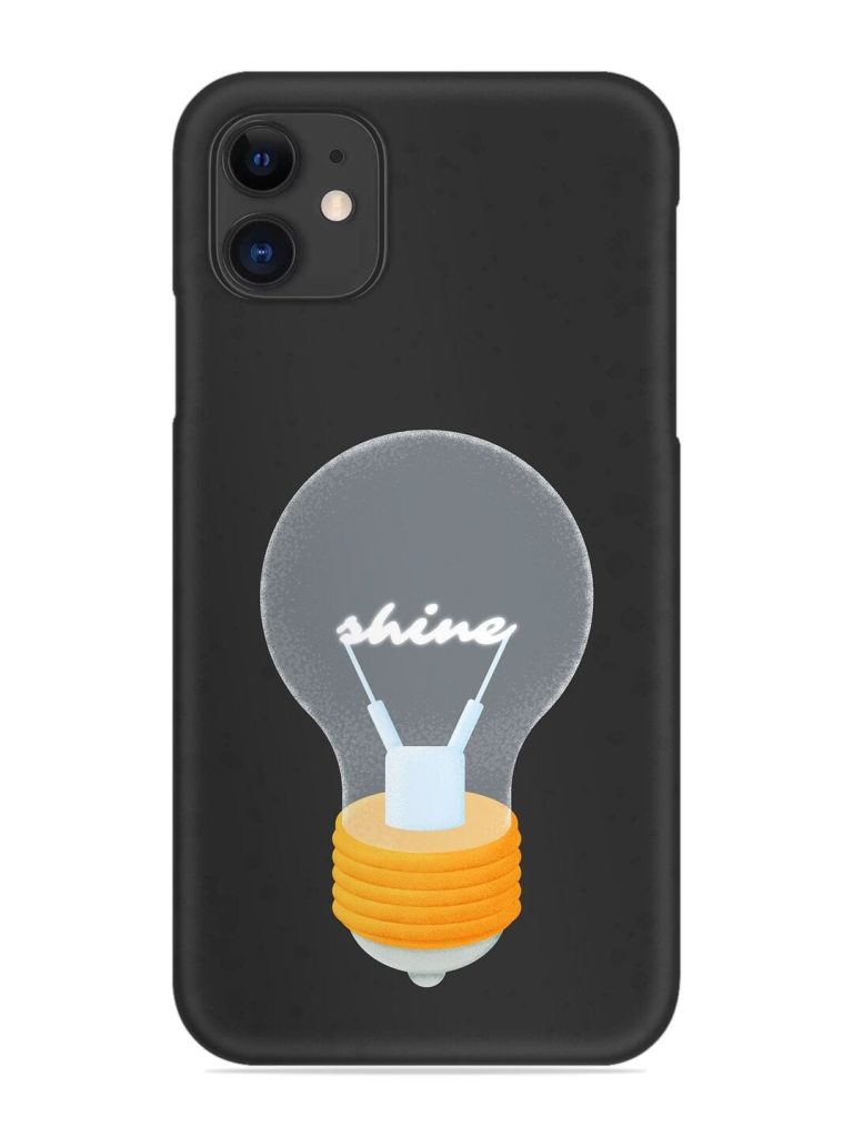 Bulb Background Snap Case for Apple Iphone 11
