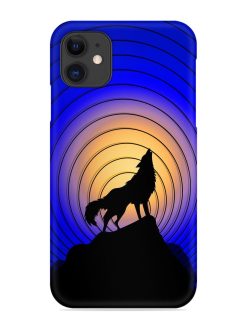 Fox Roaring Design Snap Case for Apple Iphone 11