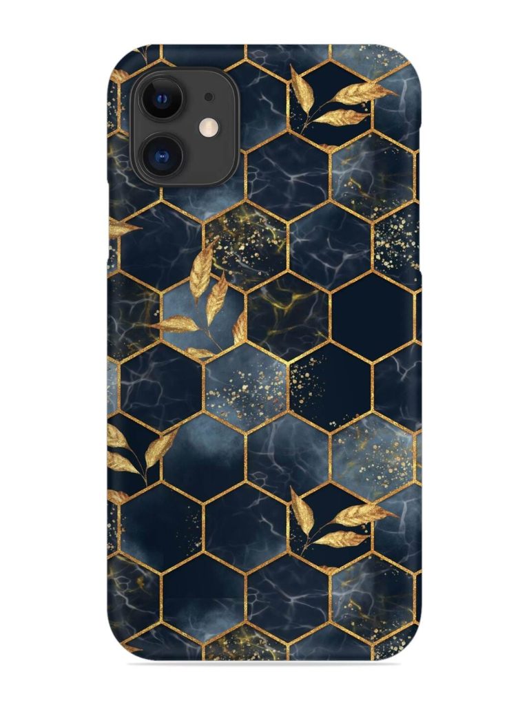 Marble Hexagon Seamless Snap Case for Apple Iphone 11