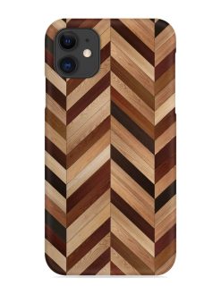 Seamless Wood Parquet Snap Case for Apple Iphone 11