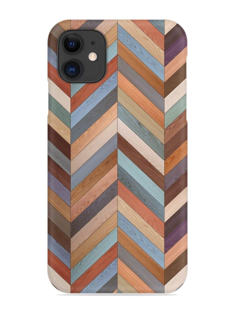 Seamless Wood Parquet Snap Case for Apple Iphone 11