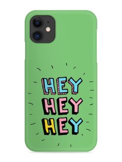 Hey Vector Cartoon Snap Case for Apple Iphone 11