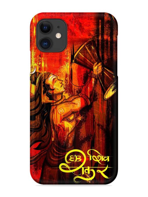 Illustration Lord Shiva Snap Case for Apple Iphone 11 Edge Zapvi