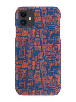 Hand Drawn Seamless Snap Case for Apple Iphone 11