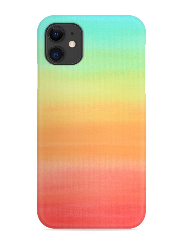 Background Sky Watercolor Snap Case for Apple Iphone 11