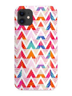 Abstract Triangle Background Snap Case for Apple Iphone 11