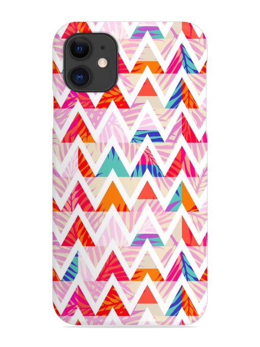 Abstract Triangle Background Snap Case for Apple Iphone 11 Edge Zapvi